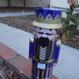 TIN CAN NUTCRACKER EMPTY Gift Idea